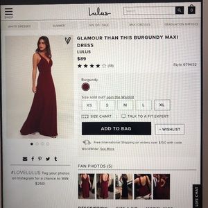 Wine red lulus bridesmaid dress!